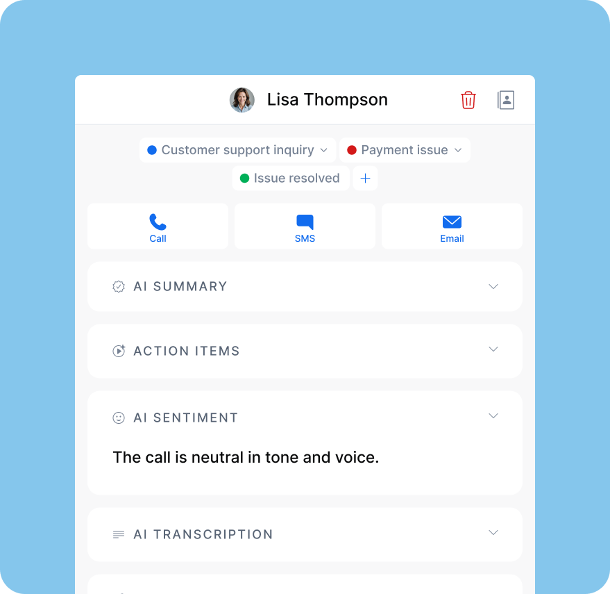 Understand customer sentiment in every interaction