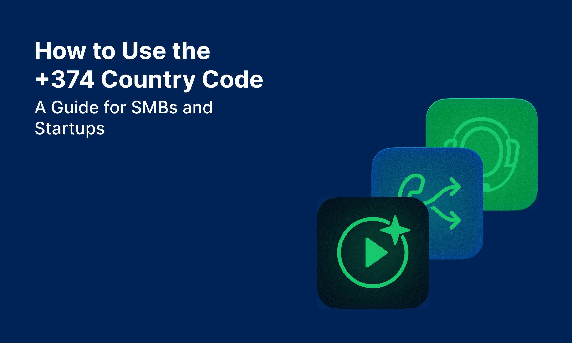 how to use +374 country code