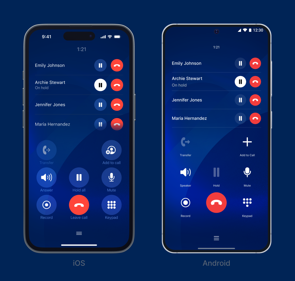 group calling for call monitoring