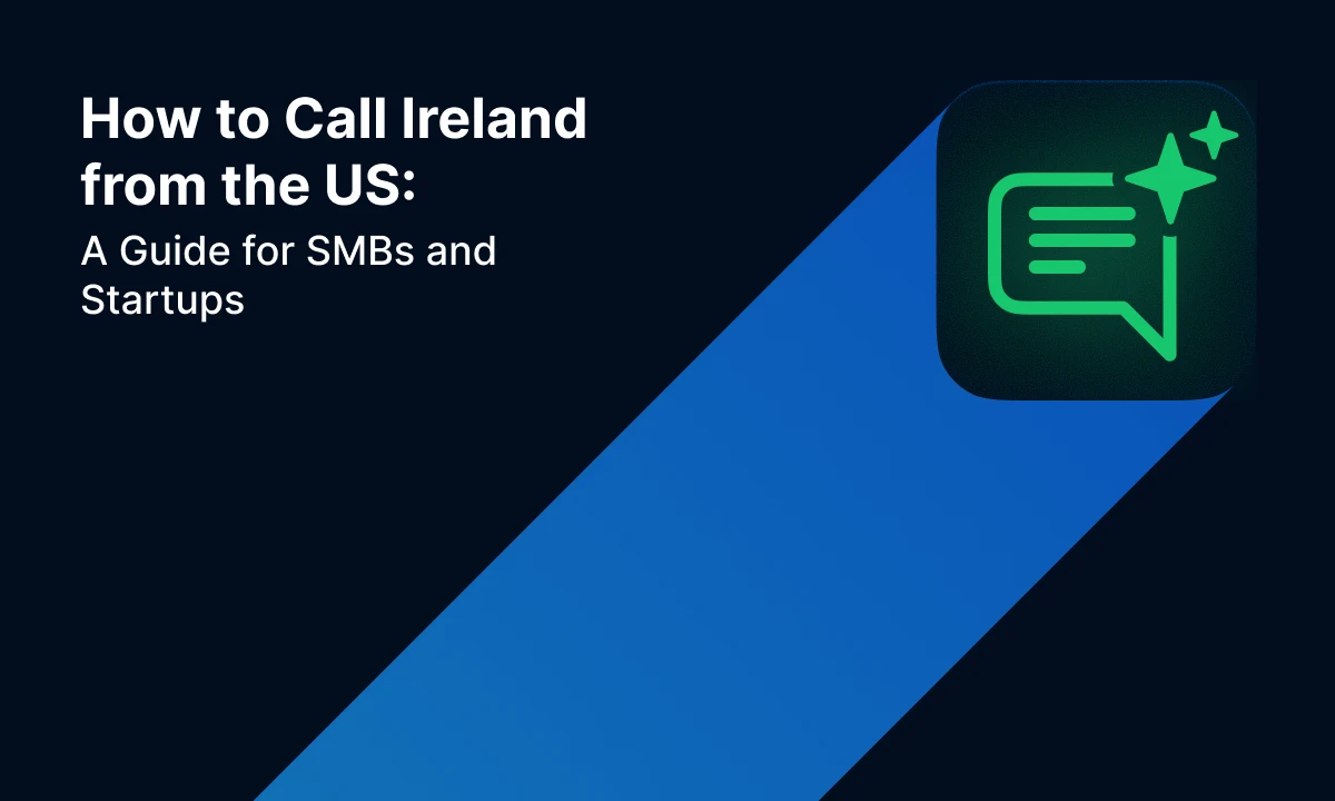 how to call ireland from the us