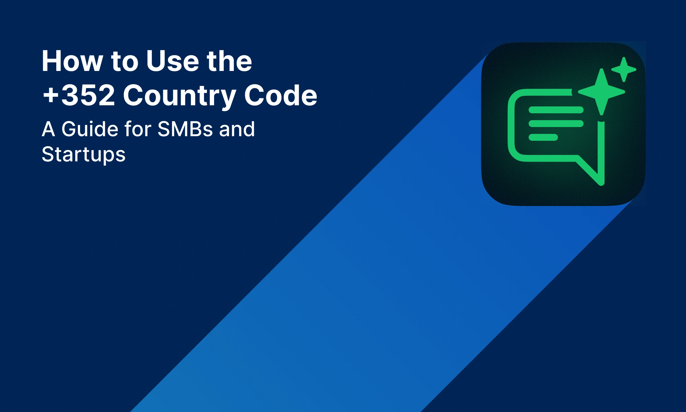 how to use +352 country code