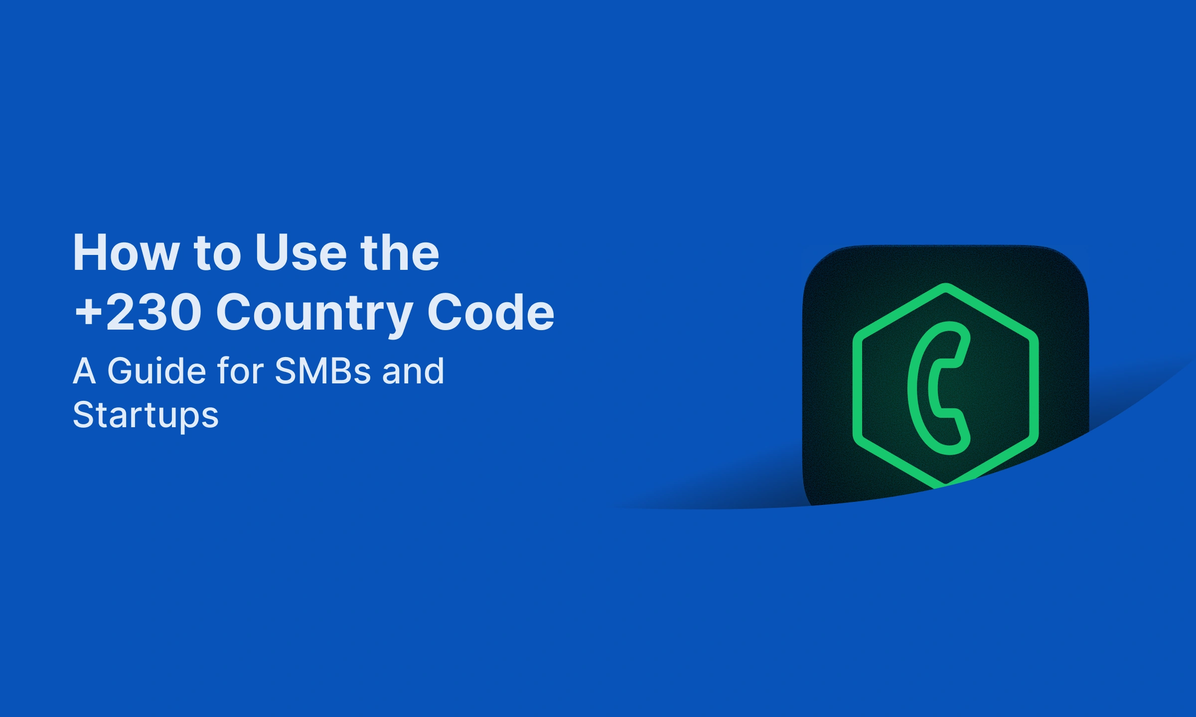 how to use +230 country code