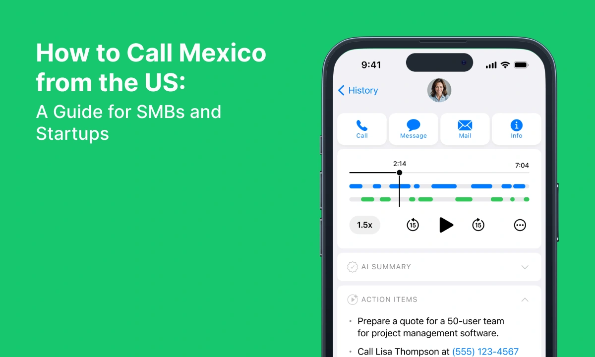 how to call mexico from the us