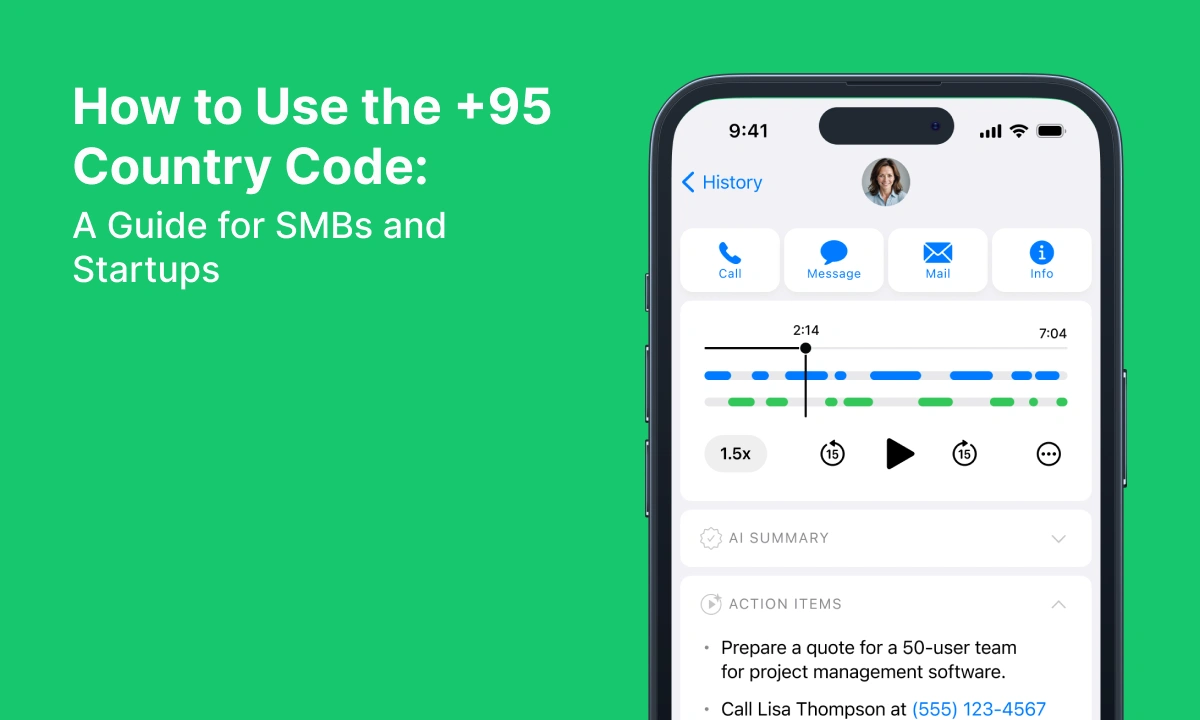 how to yse +95 country code