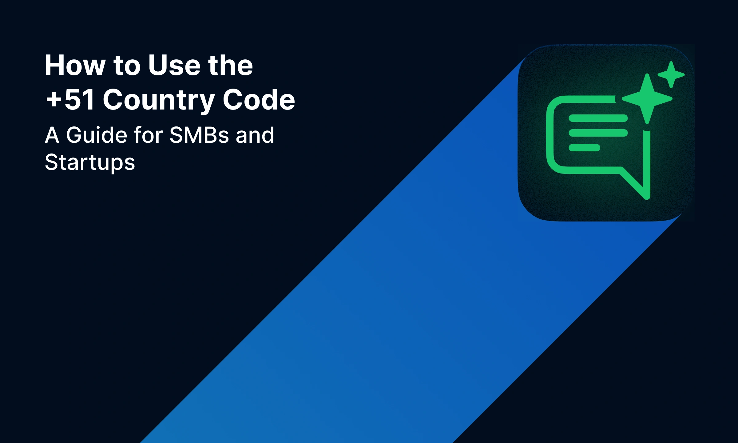 how to use +51 country code